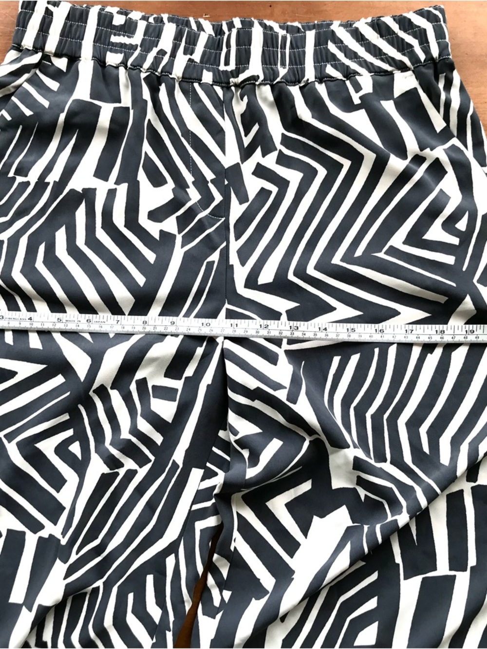 LOFT NWT Zebra Print Wide Leg Pants Black White High Rise Flowy Trousers M NEW - Picture 7 of 10